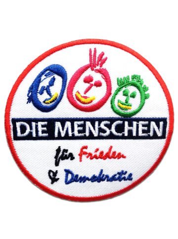 Catch the Patch Die Menschen Für Frieden & DemokratieApplikation Bügelbild inBunt