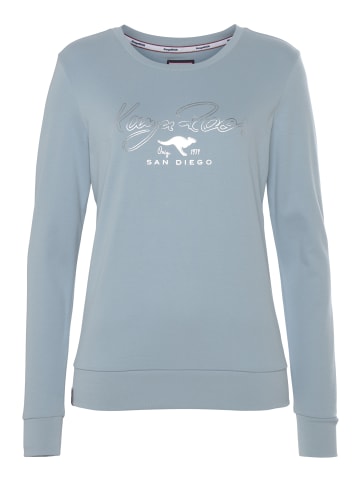 Kangaroos Sweatshirt in hellblau