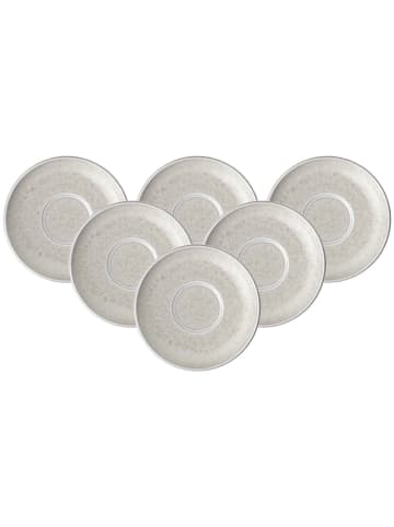 like. by Villeroy & Boch 6er Set Espressountertassen Perlemor Sand ø 12 cm beige in beige