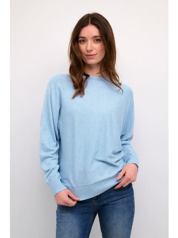 CULTURE Strickpullover CUannemarie Oversize fit in Cashmere Blue Mel.