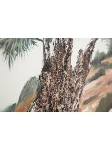 Mauro Ferretti Gemälde auf Leinwand mit Reliefapplikationen, 120 x 3,8 x 80 cm