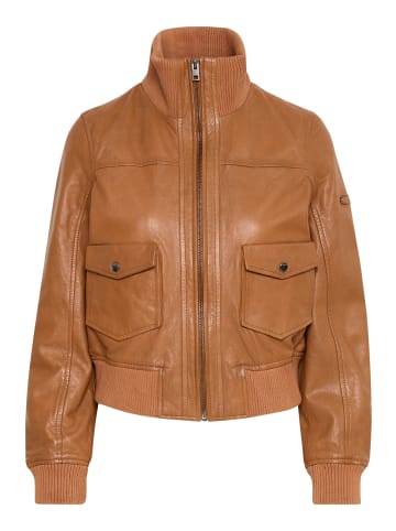 Oxmo Lederjacke OXDenny in Braun