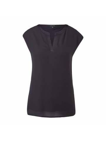 comma V-Kragen T-Shirt für Damen in uni