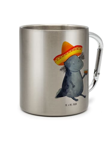 Mr. & Mrs. Panda Kaffeebecher Axolotl Tequila ohne Spruch in Silber