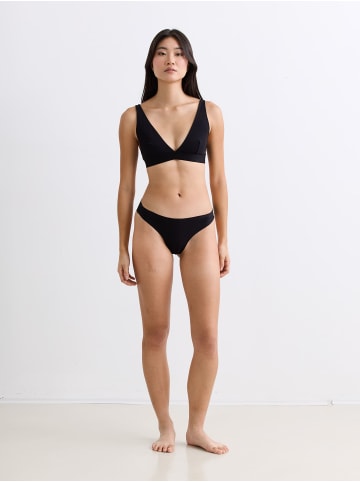 Erlich Textil  Casual Cotton Brazil Slip aus Bio-Baumwolle - nahtlose Kanten in schwarz