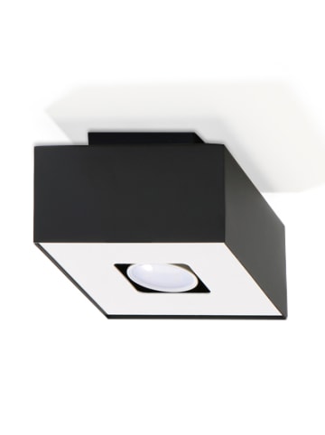 Nice Lamps Deckenleuchte HYDRA 1 in Schwarz H 11 cm