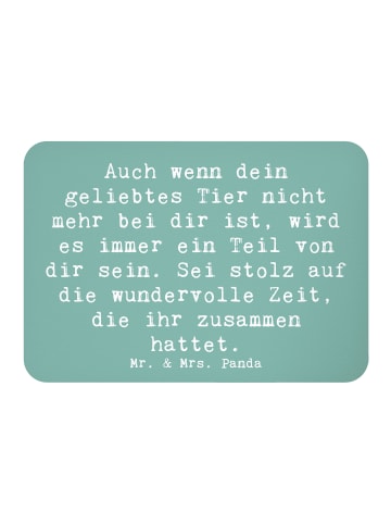 Mr. & Mrs. Panda whiteboardmagnet Spruch Trauerbewältigung nach ... in Meeresbrise