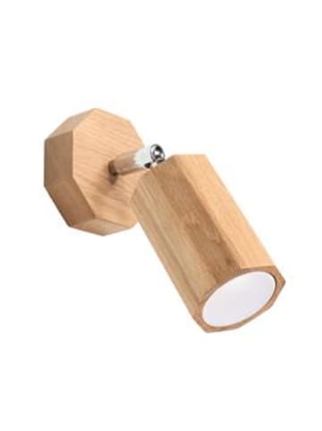 Nice Lamps Wandleuchte ALEN Eiche holz (L)8cm (B)19,5cm (H)17,5cm