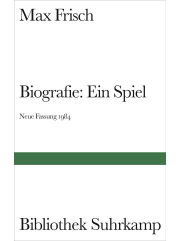 Suhrkamp Biografie: Ein Spiel. Neue Fassung 1984