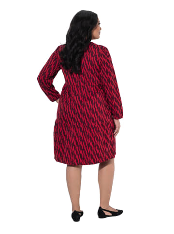 Ulla Popken Kleid in dunkel weinrot