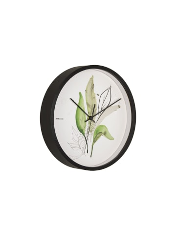 Karlsson Wanduhr Botanical Leaves - Grün - Ø26cm