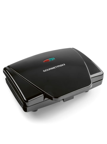 Gourmet Maxx Waffeleisen Belgische Waffeln 750W schwarz inkl. Kontrollleuchten Schwarz