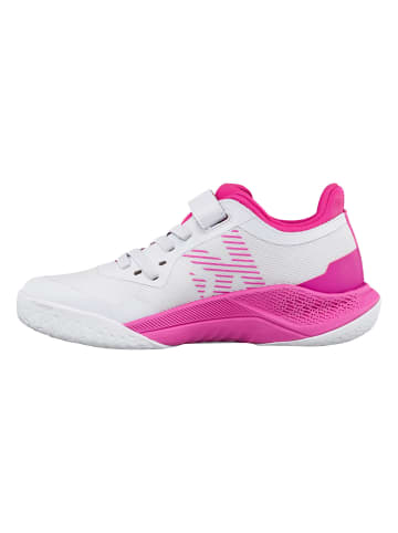 Kempa Hallen-Sport-Schuhe Kourtfly Kids in weiß/pink
