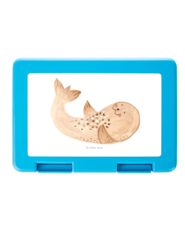 Mr. & Mrs. Panda Brotzeitdose Robbe Liegen ohne Spruch in Weiß