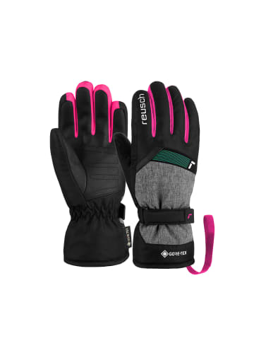 Reusch Fingerhandschuhe Flash Junior in 7771 blck/blck melang/pink glo