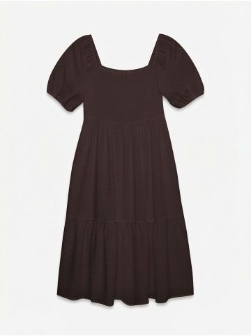 Vero Moda Gesmoktes Kleid in Chocolate Torte