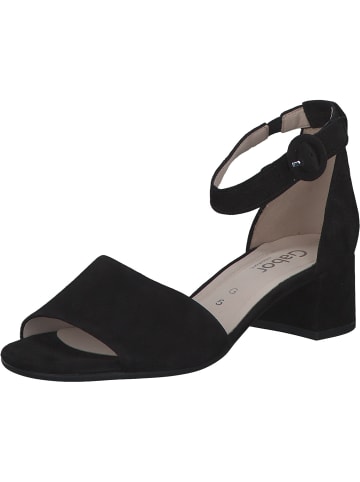 Gabor Riemchensandalen in schwarz (LDS)