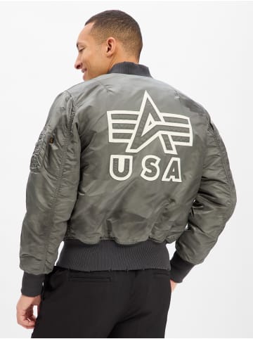 Alpha Industries Bomberjacke Distressed in khaki