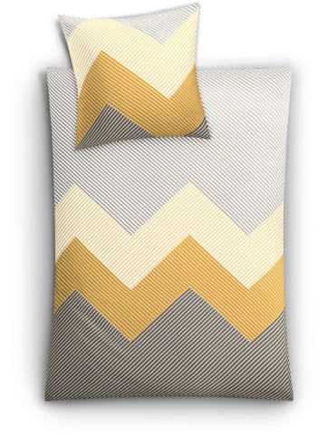 Kleine Wolke Bettwäsche Satin Lykke in gelb