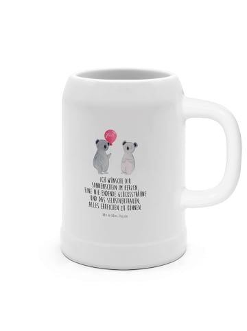 Mr. & Mrs. Panda Krug Koala Luftballon mit Spruch in Weiß