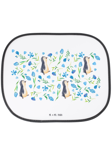 Mr. & Mrs. Panda Auto Sonnenschutz Pinguinliebe Design ohne Spruch in Weiß