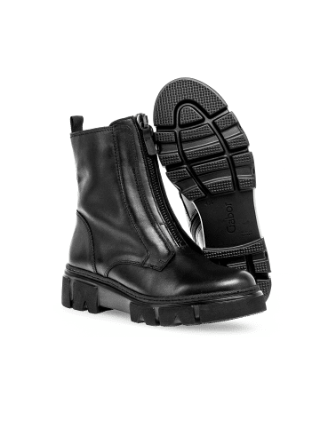 Gabor Fashion Biker- und Combat Boots in schwarz