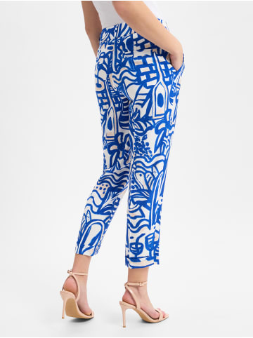 MARC CAIN COLLECTIONS Hose in blau weiß