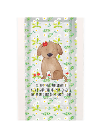 Mr. & Mrs. Panda Laterne Hund Dame mit Spruch in Transparent