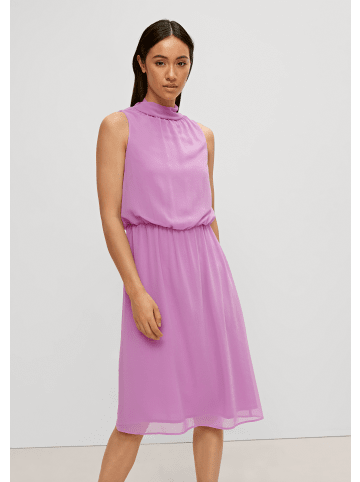 comma Einteiler Kleid kurz in Pink-lila