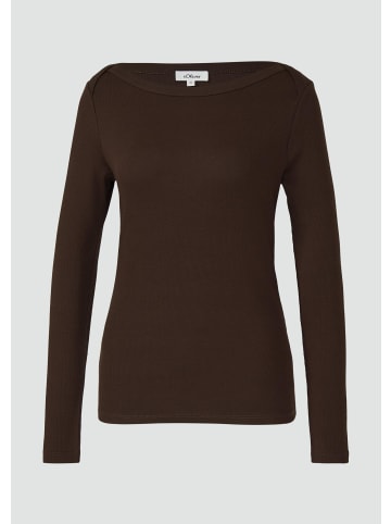 s.Oliver T-Shirt in 8945_dunkelbraun
