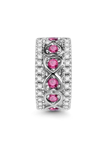 GNOCE Sterling Silber Stopper Zirkonia