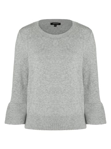 More & More Feinstrickpullover in silvergrey melange