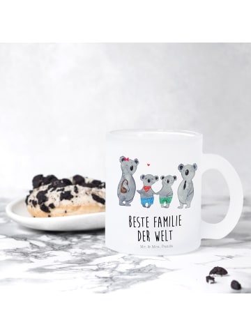 Mr. & Mrs. Panda Tee Tasse Koala Familie zwei mit Spruch in Transparent