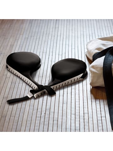 2x Taekwondo Handpratze in Schwarz