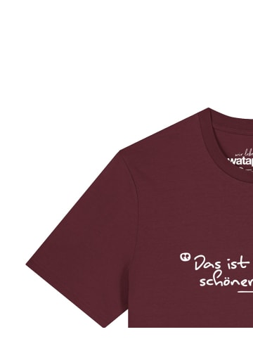 wat? Apparel T-Shirt Das ist aber ein schöner Baum in Weinrot
