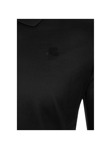 Karl Lagerfeld Langarm-Poloshirt 745000 in schwarz