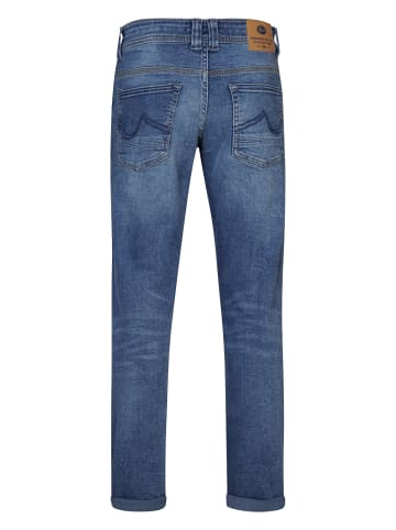 Petrol Industries Russel Tapered Fit Denim Quest in Blau