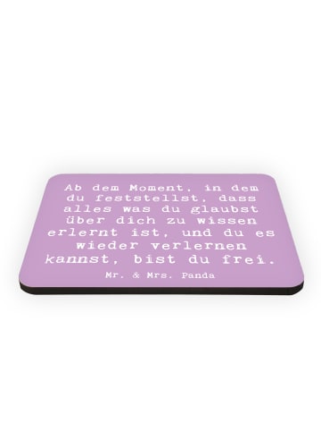 Mr. & Mrs. Panda haftmagnet Spruch Erleuchtung und Freiheit mit ... in Lavendeltraum