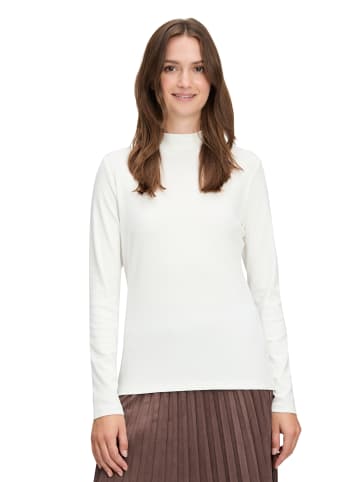 CARTOON Basic Shirt mit Kragen in Rohweiß