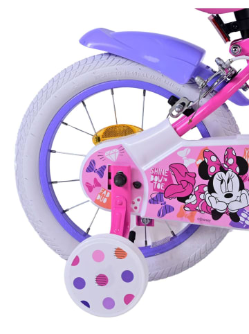 Volare Kinderfahrrad Disney Minnie für Mädchen 14 Zoll Kinderrad in Rosa 3 Jahre