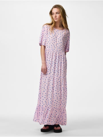 Pieces Maxikleid in Roseate Spoonbill