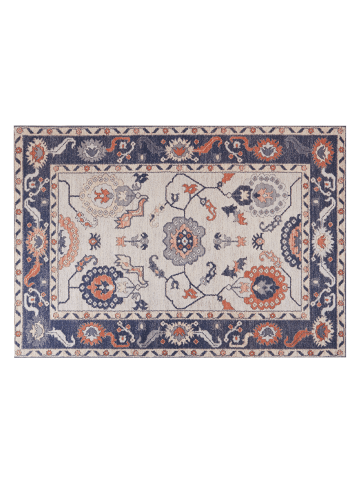 Beliani Kurzflor KABTA in Bunt/Blau/Beige - (W) 160 x (H) 160 x (L) 230 cm