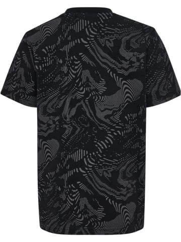 Hummel Shirt "Aop Logo T-Shirt" in Schwarz
