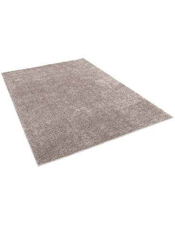 Pergamon Hochflor Shaggy Teppich Luxus Lounge in Grijs