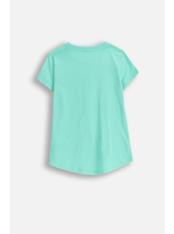 MOKIDA Baumwoll-T-Shirt mit kurzen Ärmeln in zartgrün