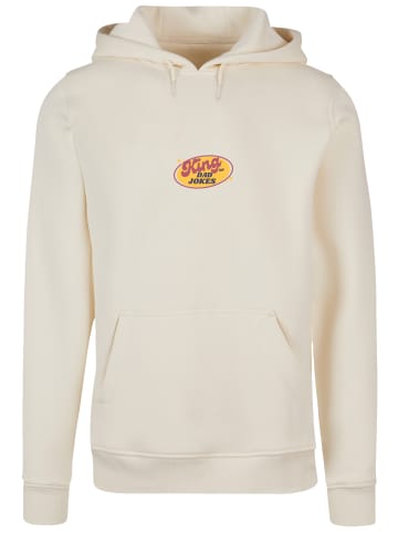 F4NT4STIC Hoodie King of Dad Jokes Witziges Vatertagsmotiv in Whitesand