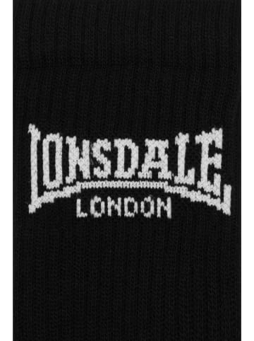 Lonsdale Socke "Gilbert Unisex Sportsocken 6Er-Pack" in Schwarz