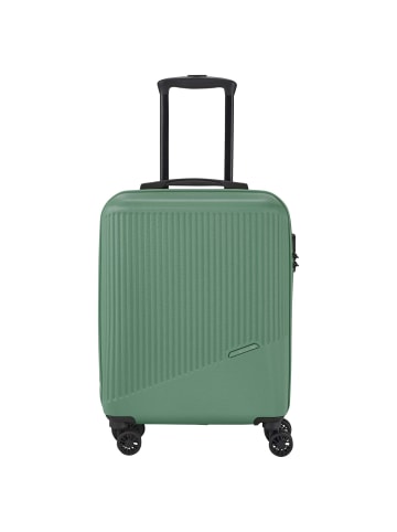 travelite Bali - 4-Rollen-Kabinentrolley S 55 cm (weiß/cognac) in grÃ¼n