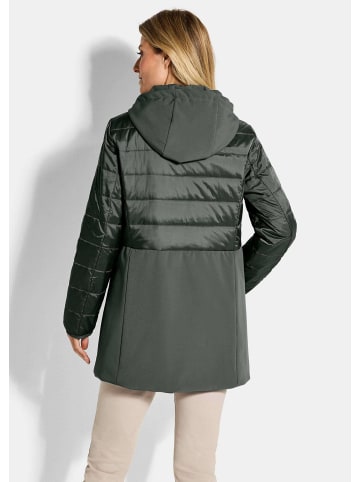 GOLDNER Wintermantel mit Softshell-Einsatz in khaki