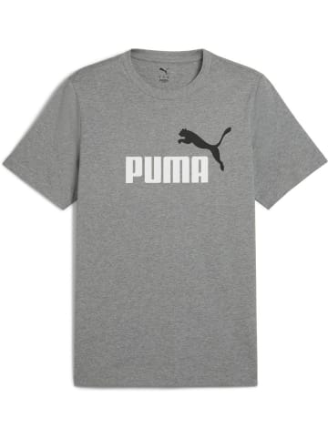Puma T-Shirt "ESS 2 COLOR No.1 Logo Tee" in Grau
